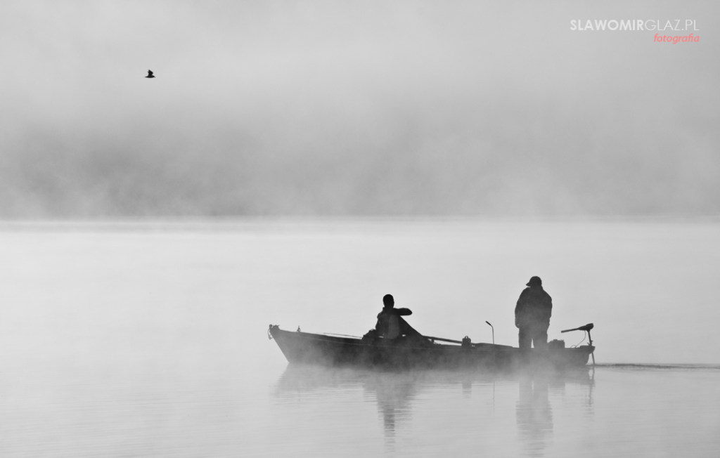 Rybacy we mgle - Świerklaniec